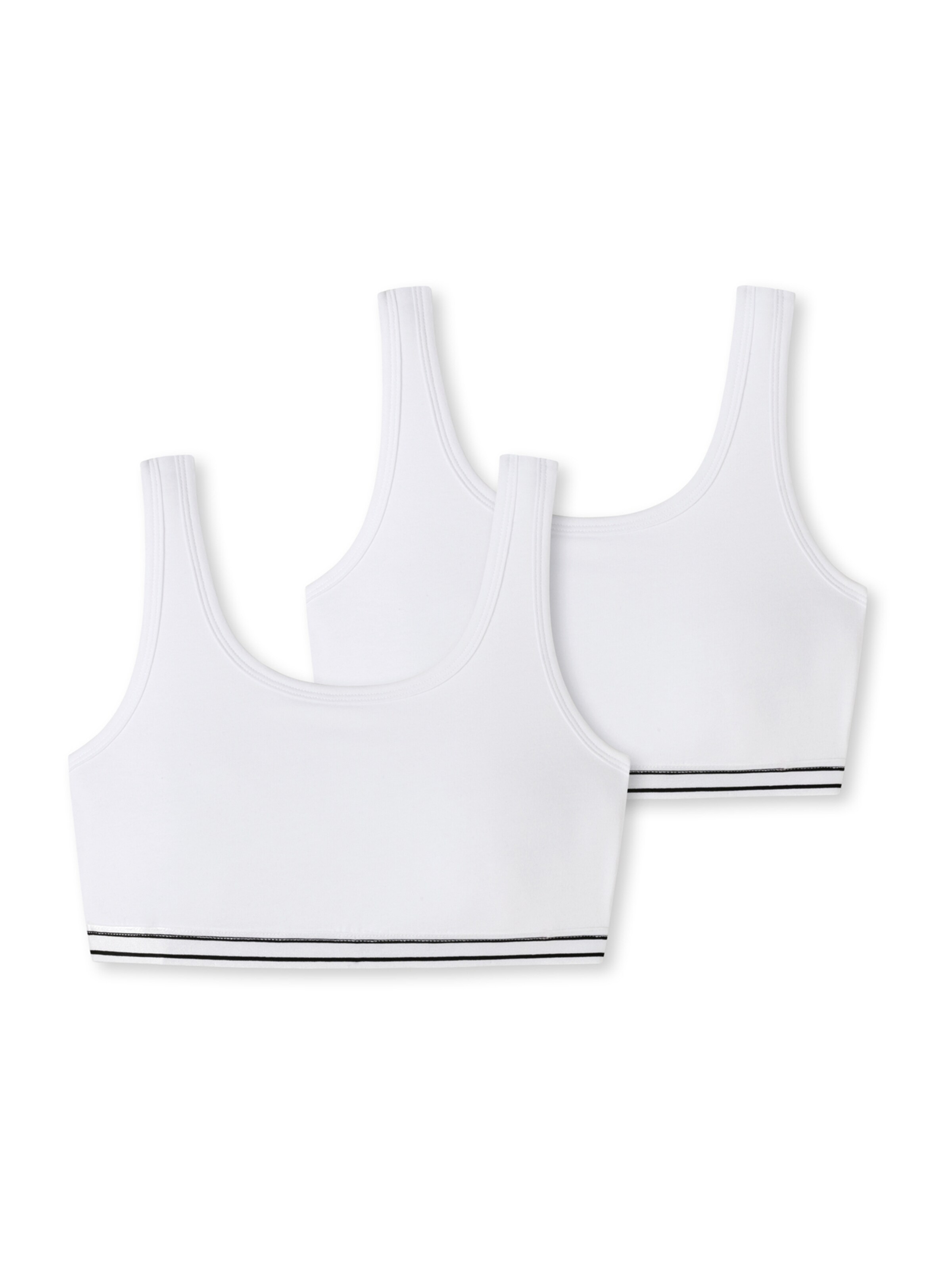 SCHIESSER T-shirt BH in Wit: voorkant