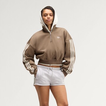 ADIDAS ORIGINALS Mikina 'Firebird' – hnědá: přední strana