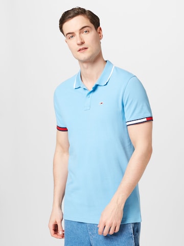 Tommy Jeans Shirt in Blauw: voorkant