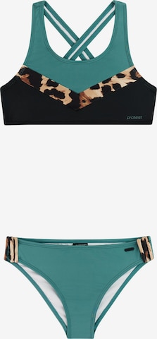 PROTEST Bikini 'PRTFruity JR' in Green: front