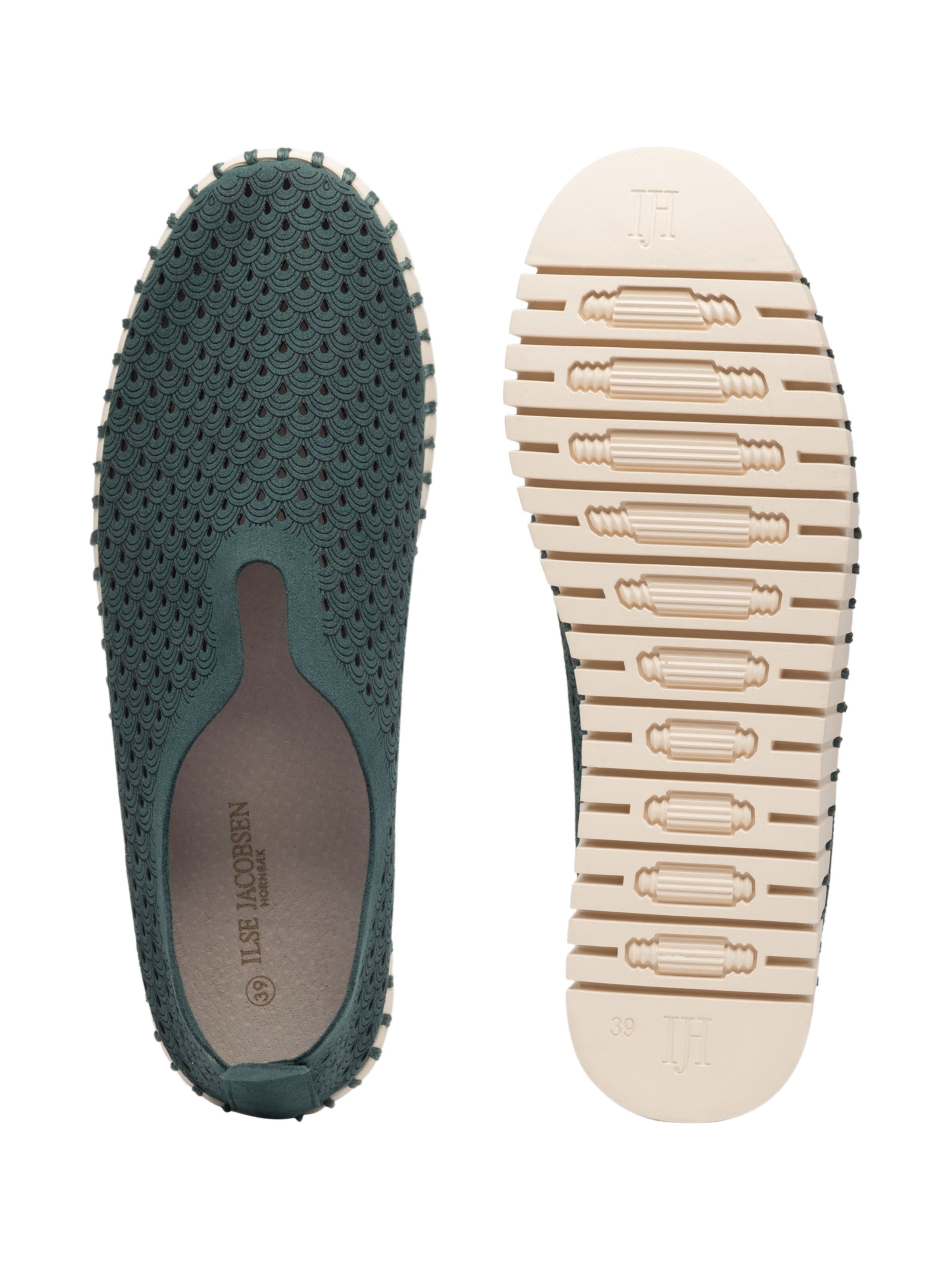 ILSE JACOBSEN Slip-Ons 'TULIP3373' in Green