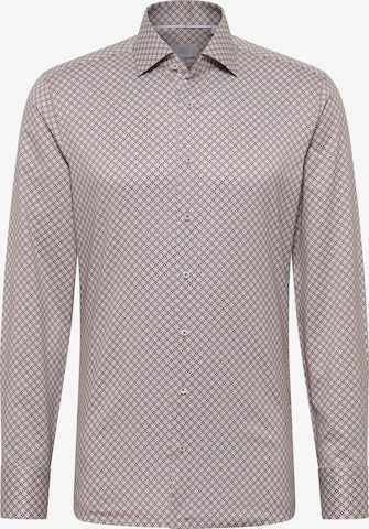 ETERNA Slim fit Business shirt in Red: front