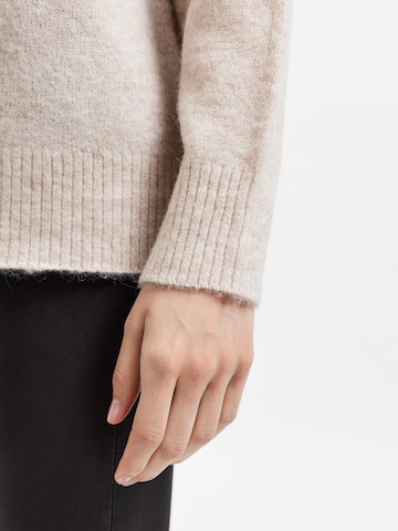 SELECTED FEMME Pullover 'Lulu' in Beige