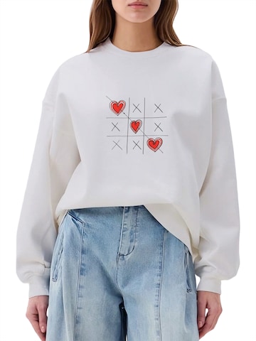 GORHEY Sweatshirt in White: front