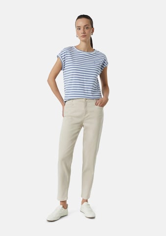 Slimfit Jeans di comma casual identity in beige: frontale