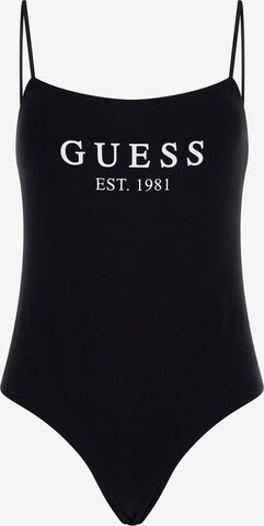 GUESS Bodysuit in Black: front