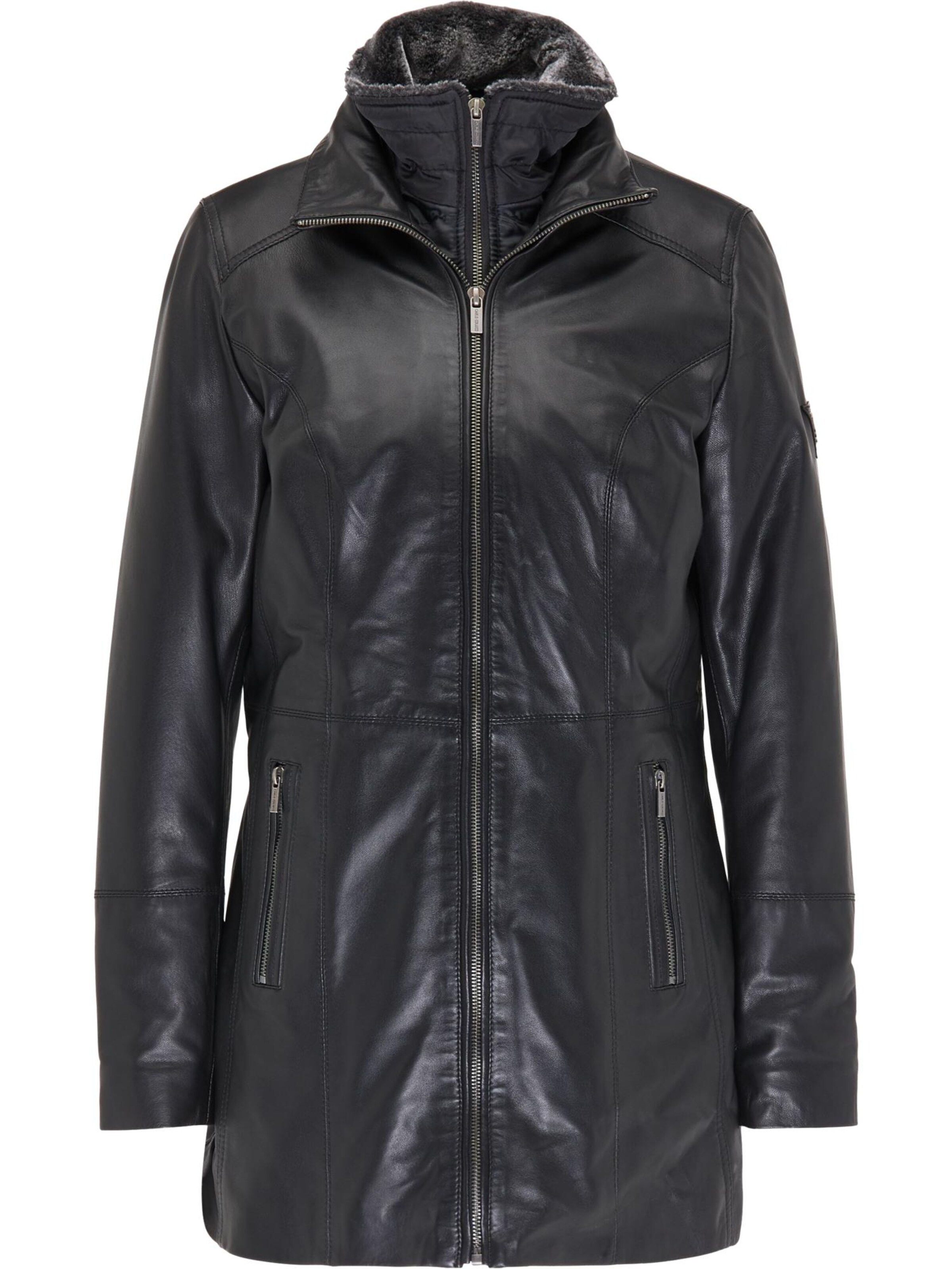 Veste mi-saison 'Donatella' Carlo Colucci en noir : devant