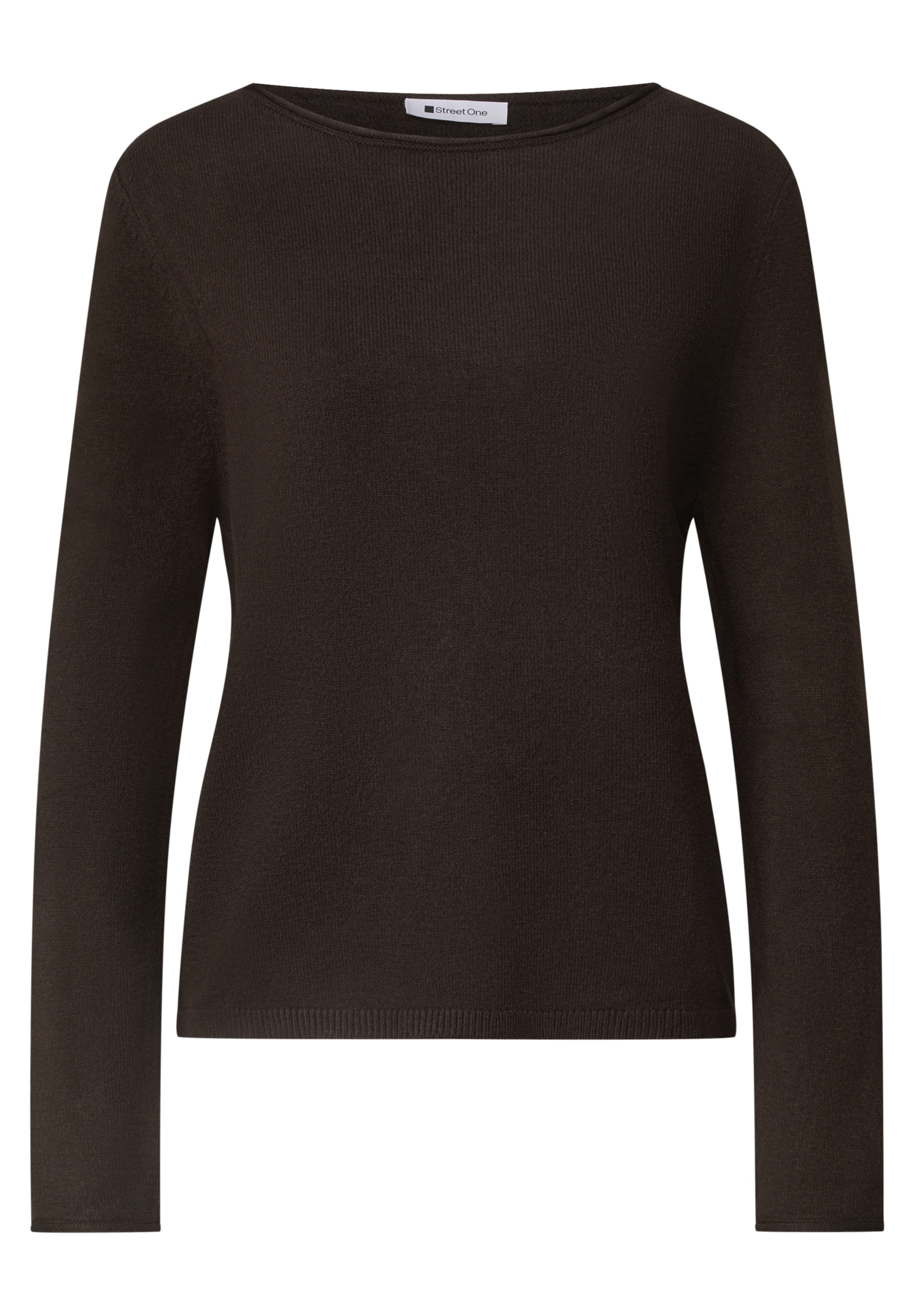 STREET ONE Sweater in Brown: front