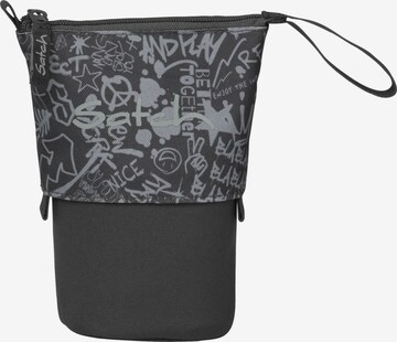 Satch Tasche 'Federmäppchen Pencil Slider' in Grau: Vorderseite