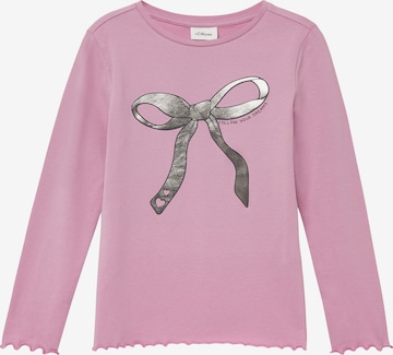 s.Oliver Shirt in Roze: voorkant