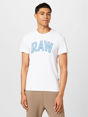 G-STAR - Camisa 'University' em branco: frente