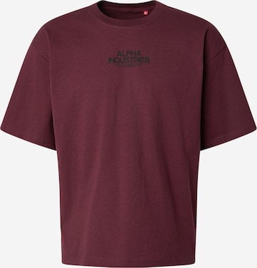 ALPHA INDUSTRIES Μπλουζάκι 'Scorpion Cyborg' σε κόκκινο: μπροστά