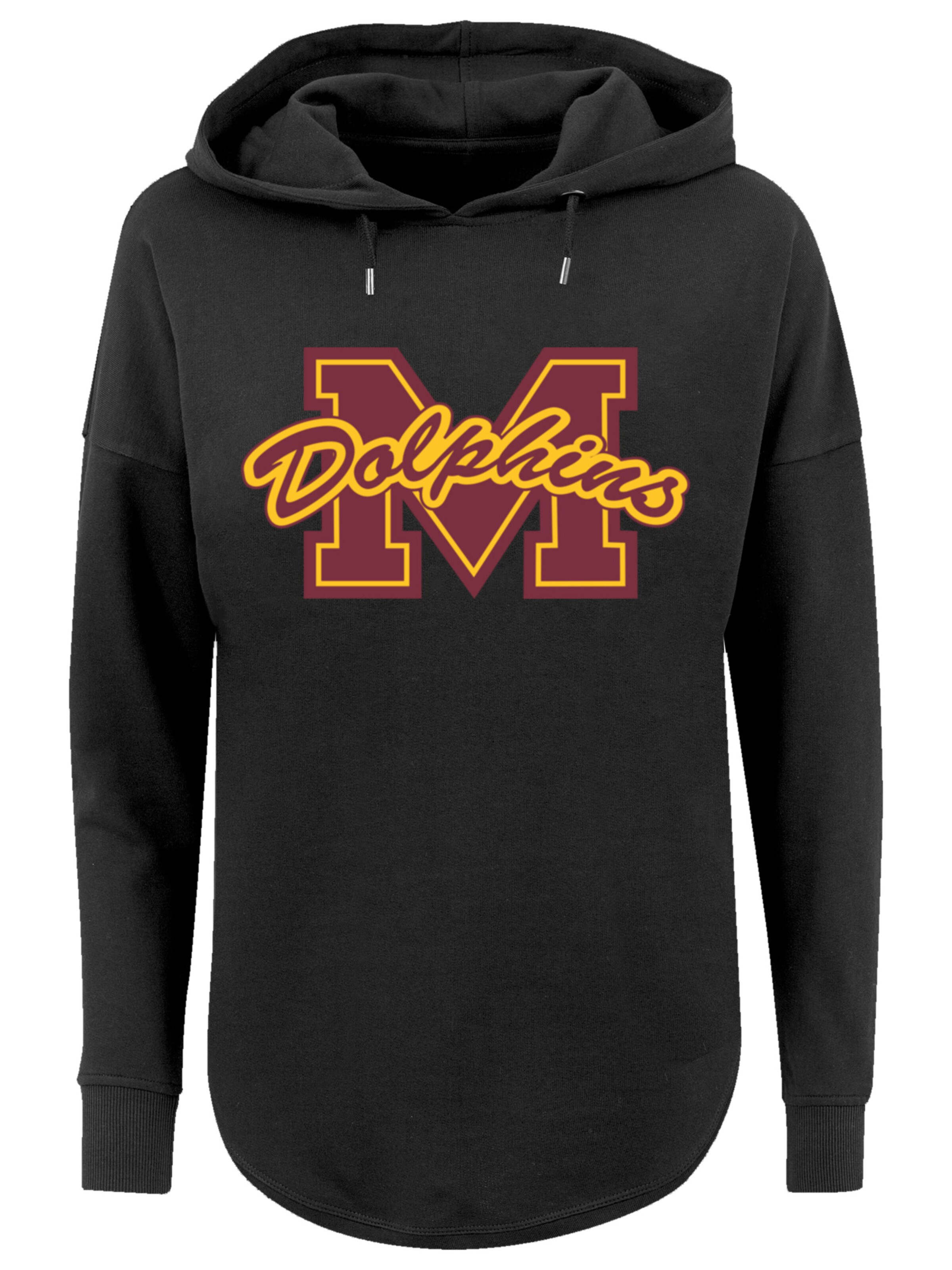 Sweat-shirt 'Sex Education M Dolphins Netflix TV Series' F4NT4STIC en noir : devant