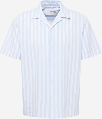 SELECTED HOMME Camisa em azul claro / branco, Vista do produto
