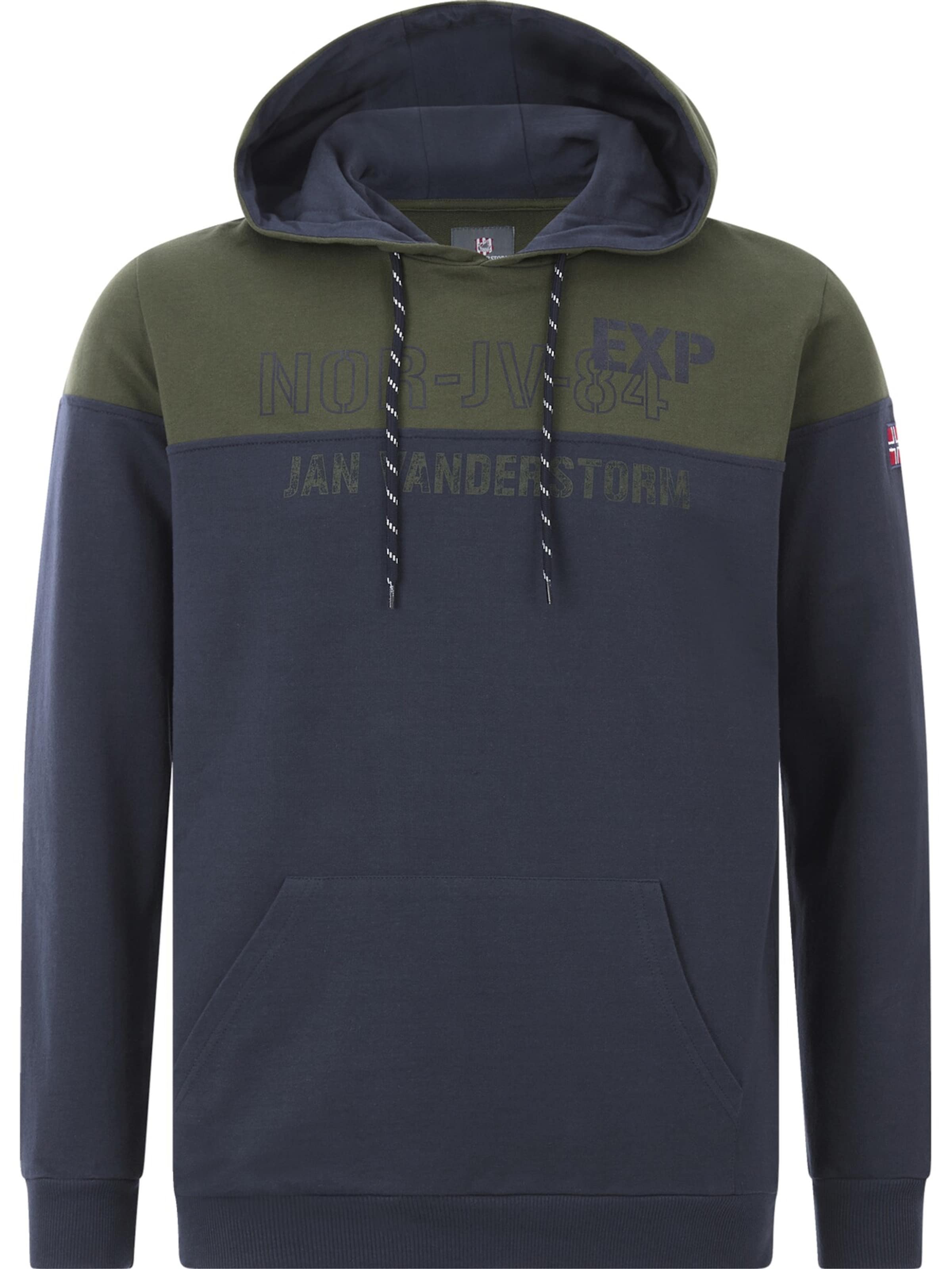 Jan Vanderstorm Sweatshirt ' Jerres ' in Blau: Vorderseite