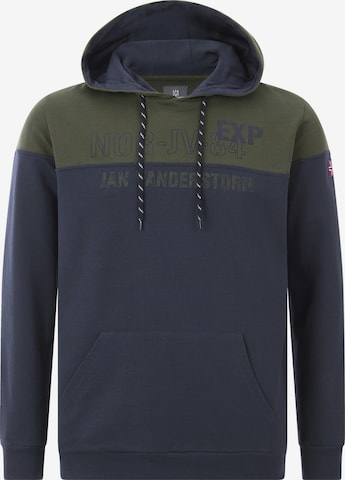 Jan Vanderstorm Sweatshirt ' Jerres ' in Blau: Vorderseite