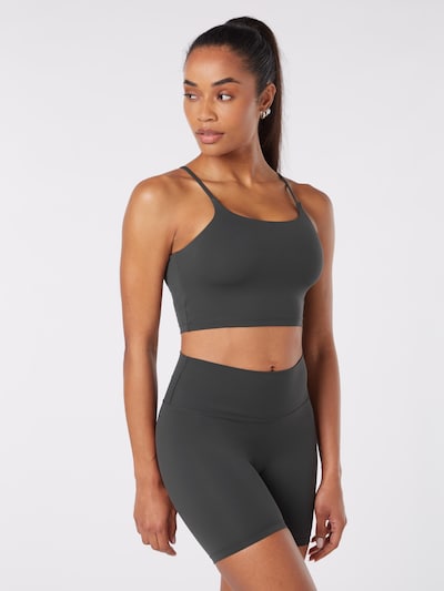 YO-GAYA Sport bh 'Sports Bra' in XS in de kleur Antraciet, Productweergave