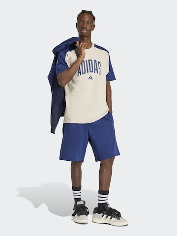 ADIDAS SPORTSWEAR - Camisa funcionais 'COLLEGIATE' em cinzento