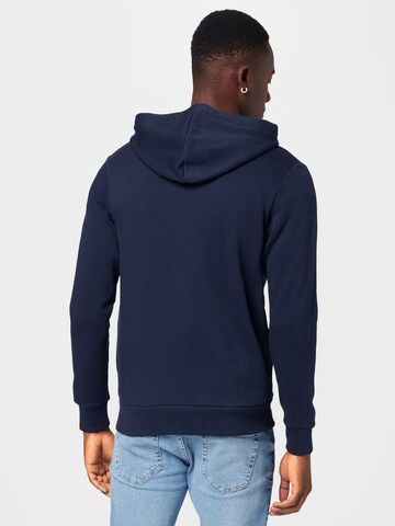 JACK & JONES Zip-Up Hoodie 'SAIL' in Blue