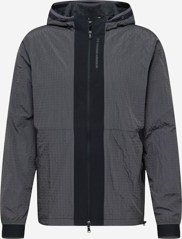 UNDER ARMOUR Sportjacke 'Rush' in Grau: predná strana