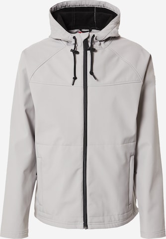 Derbe Between-Season Jacket 'Isleby' in Grey: front