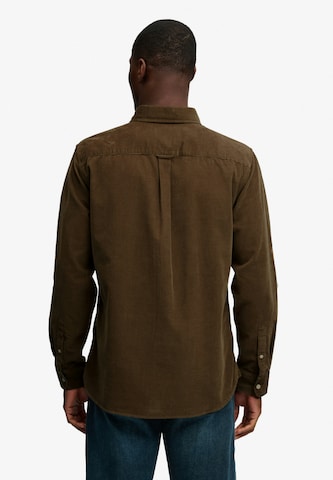 Regular fit Camicia 'CLASSIC' di Superdry & Co in marrone