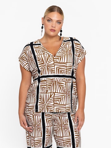 YOEK T-Shirt in Beige: Vorderseite