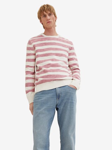 TOM TAILOR Sweater in Pink: front