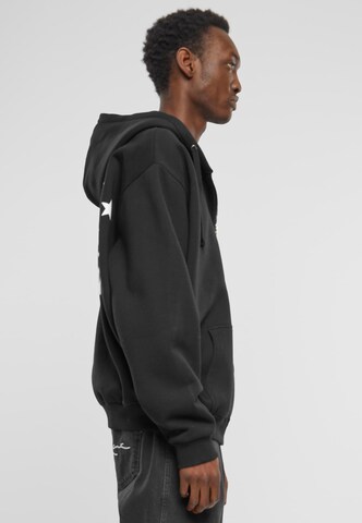 Karl Kani Zip-Up Hoodie in Black