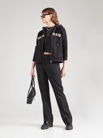 GUESS JEANS Mikina – černá