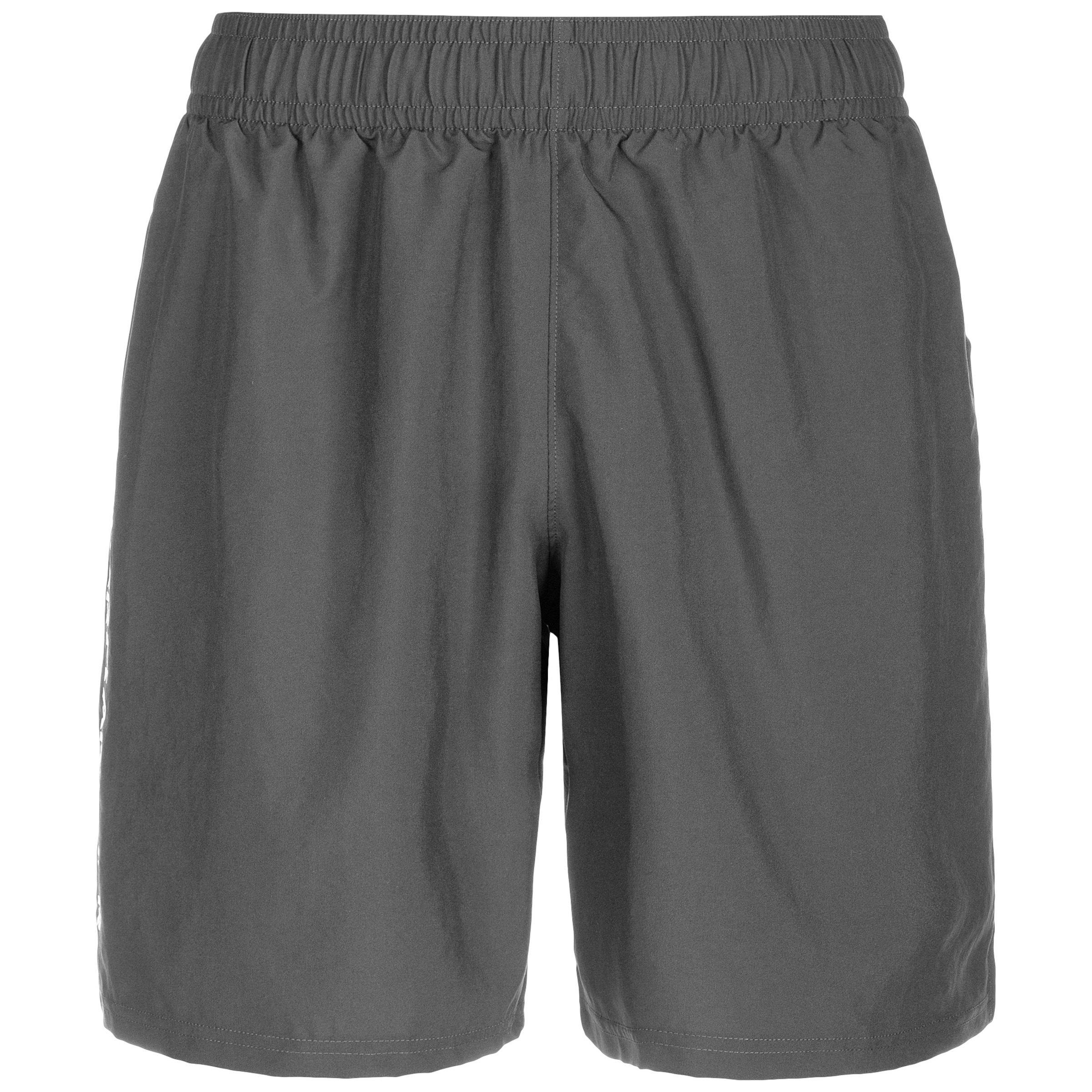 UNDER ARMOUR - regular Pantalón deportivo 'Wordmark' en gris: frente