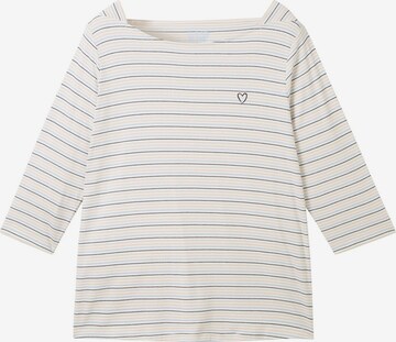 Tom Tailor Women + T-shirt i vit: framsida