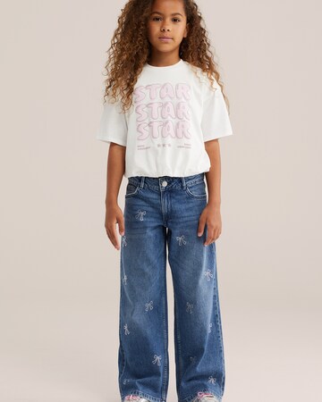 WE Fashion T-Shirt in Weiß