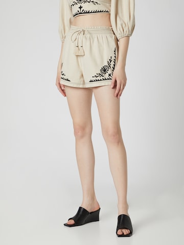 Guido Maria Kretschmer Women Regular Hosen 'Cassia' in Beige: predná strana