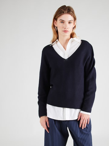 s.Oliver Pullover i blå: forside