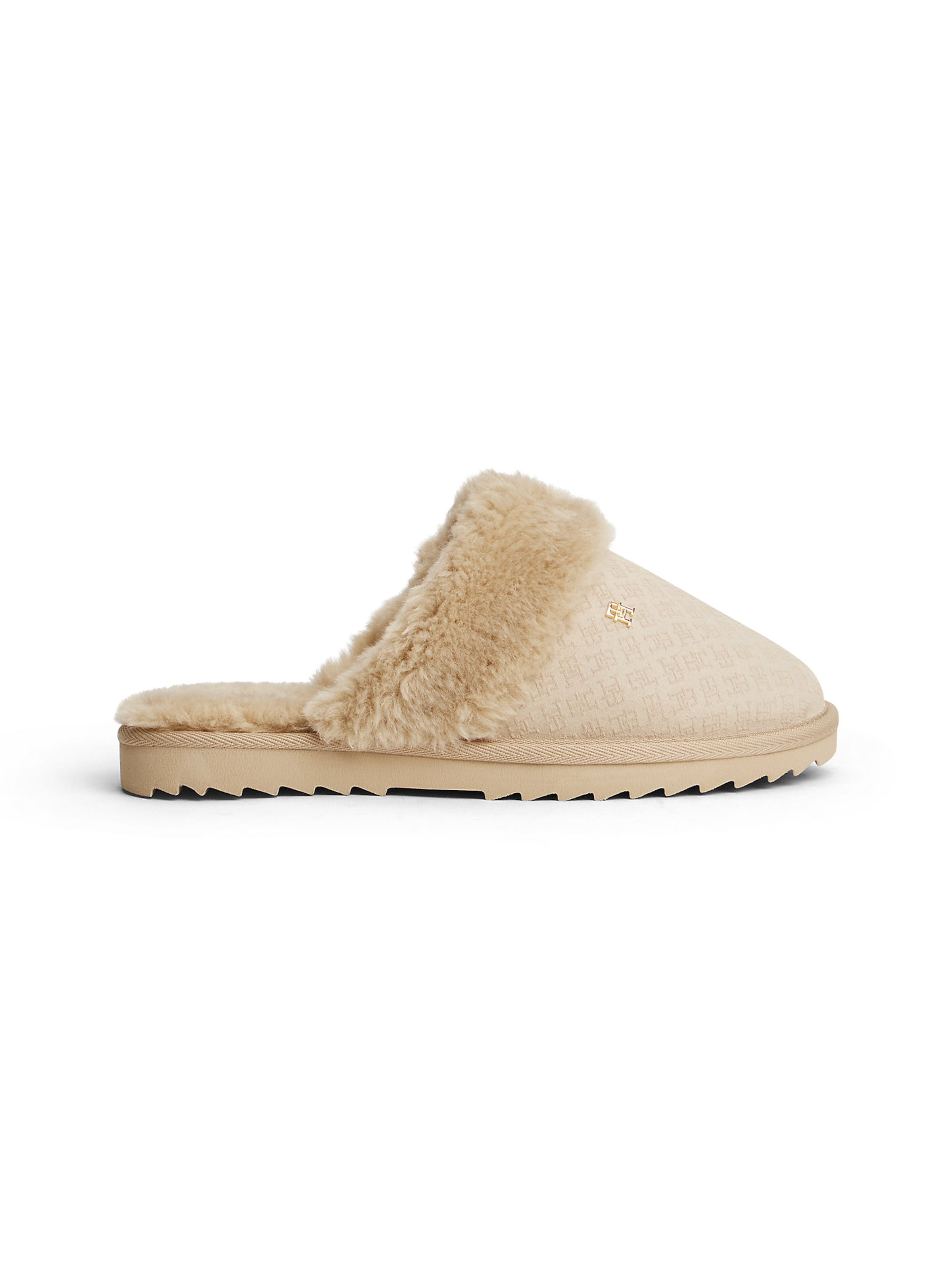 TOMMY HILFIGER Hausschuh in Beige