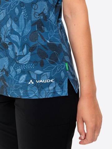 VAUDE Functioneel shirt 'Skomer AOP T' in Blauw