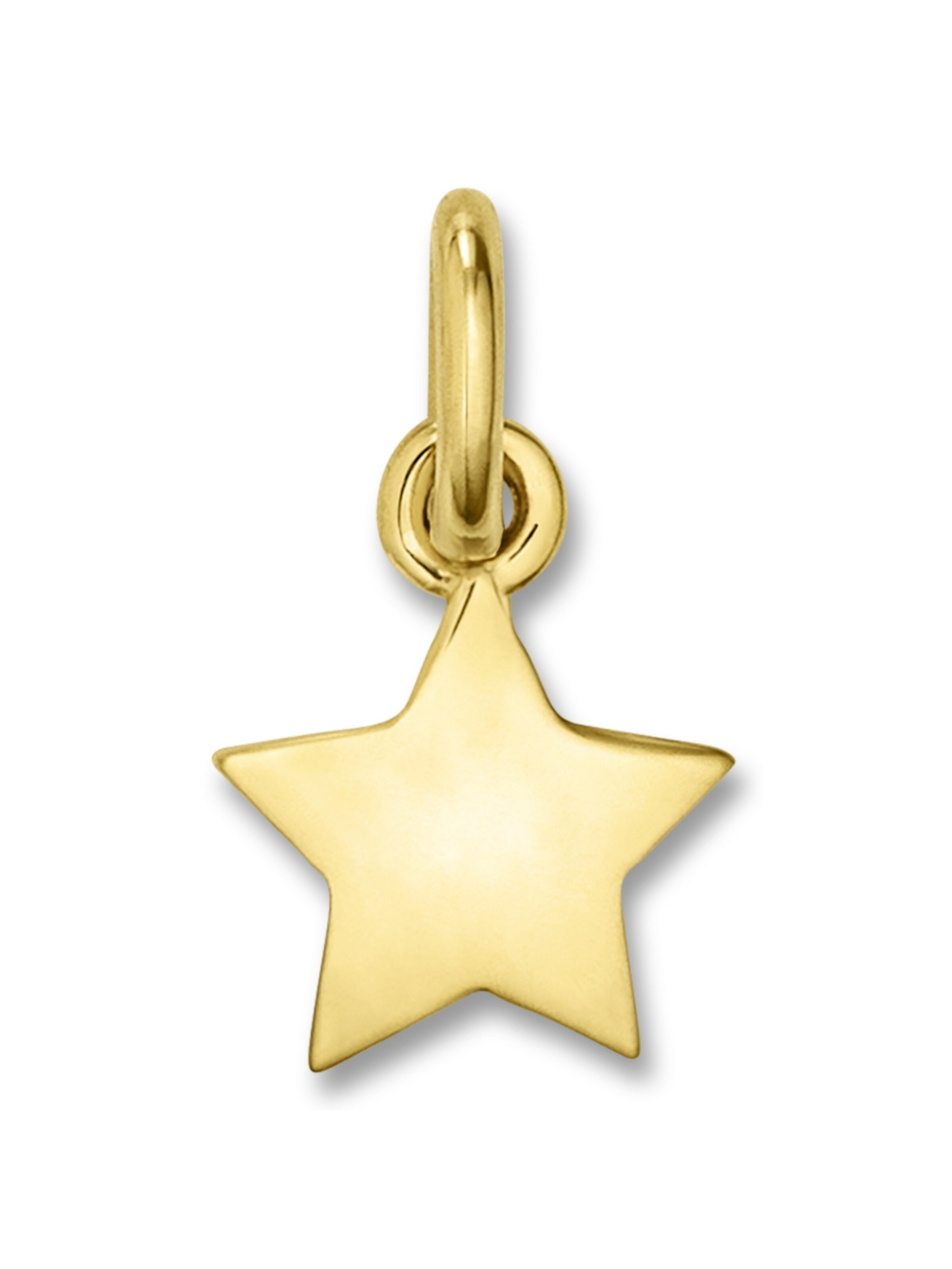 ONE ELEMENT Anhänger 'Stern' in Gold: Vorderseite