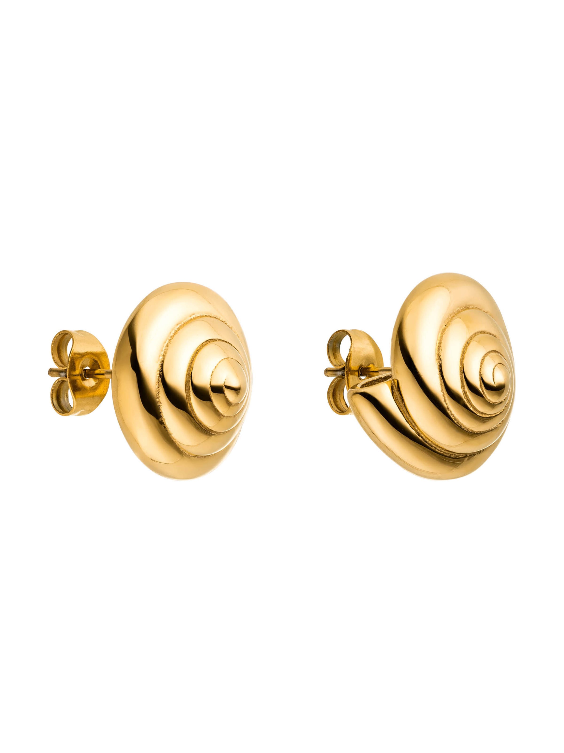 PURELEI - Pendientes 'Nautical Small' en oro: frente