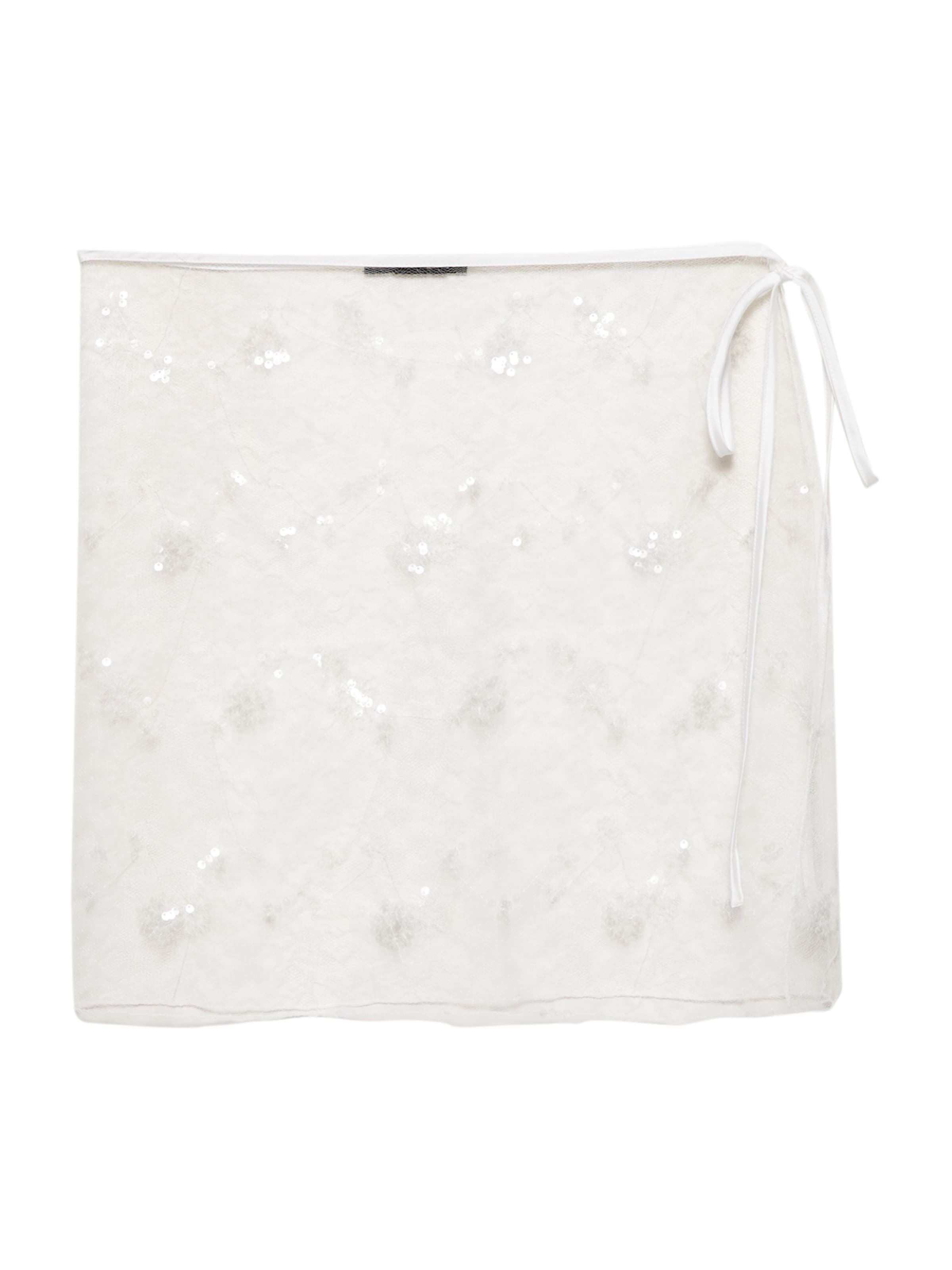 Jupe Pull&Bear en blanc : devant