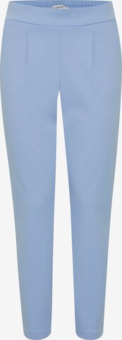 Tapered Pantaloni con pieghe 'Rizetta' di b.young in blu: frontale