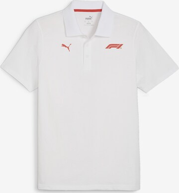 PUMA Functioneel shirt 'F1® ESS' in Wit: voorkant