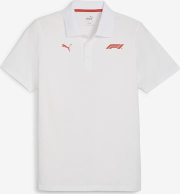 PUMA Performance Shirt 'F1® ESS' in White: front