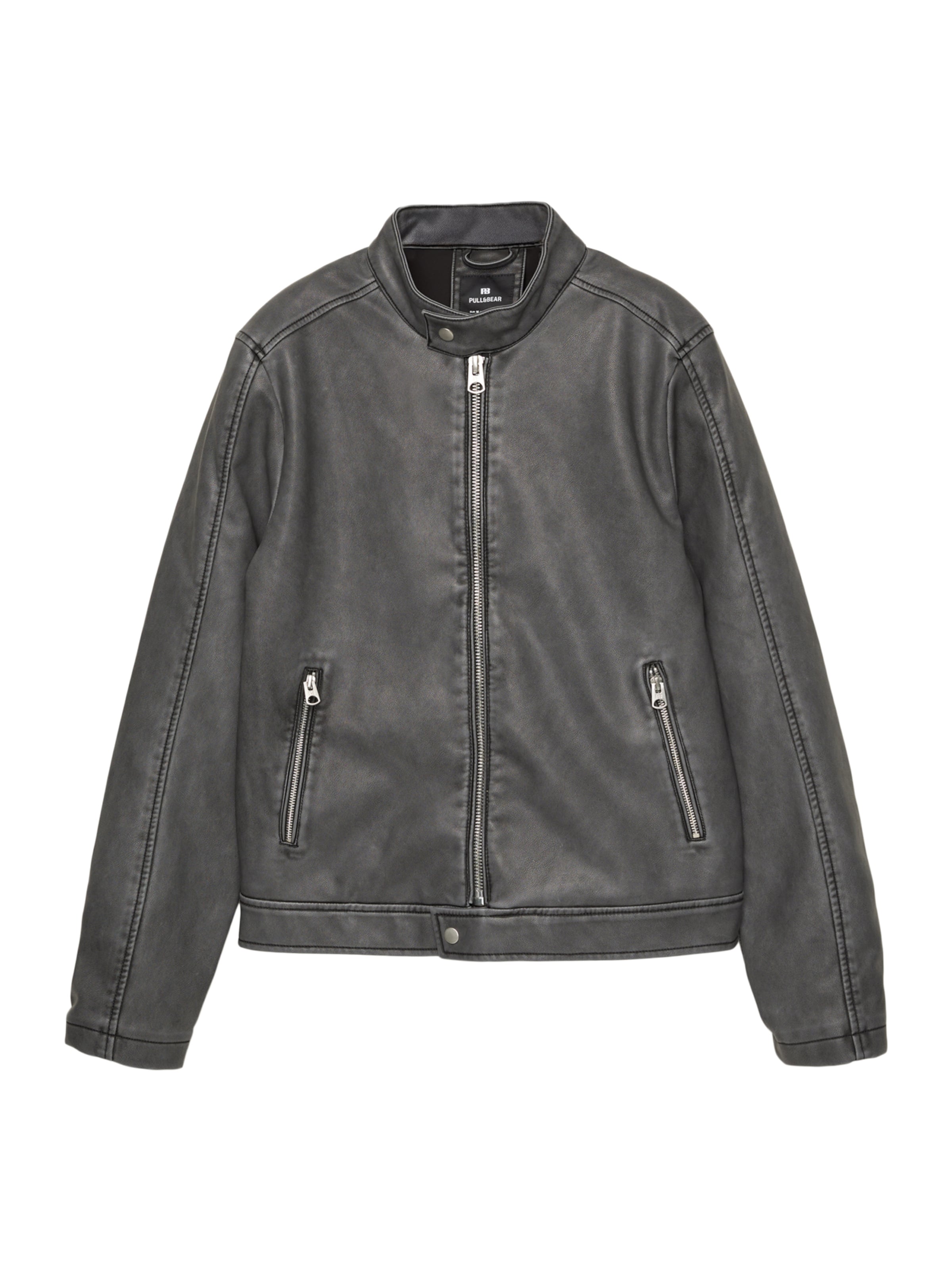 Pull&Bear Övergångsjacka i grå: framsida