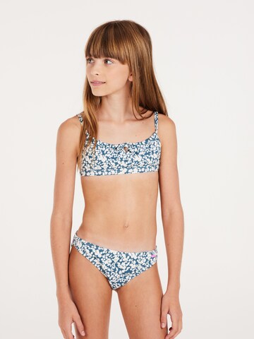 PROTEST Bustier Bikini 'PRTGISSY JR' in Blauw: voorkant