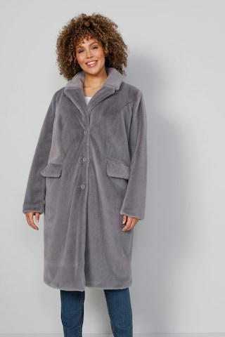 MIAMODA Between-Seasons Coat in Grey: front