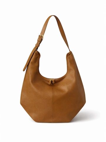 COLLEZIONE ALESSANDRO Shoulder Bag 'Fred' in Brown: front
