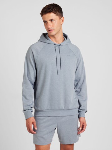 NIKE Sportovní mikina 'PRIMARY' – šedá: přední strana