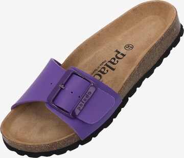 Palado Mules 'Malta' in Purple: front