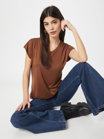 Kaffe Shirt 'Lise Marie' in Brown: front